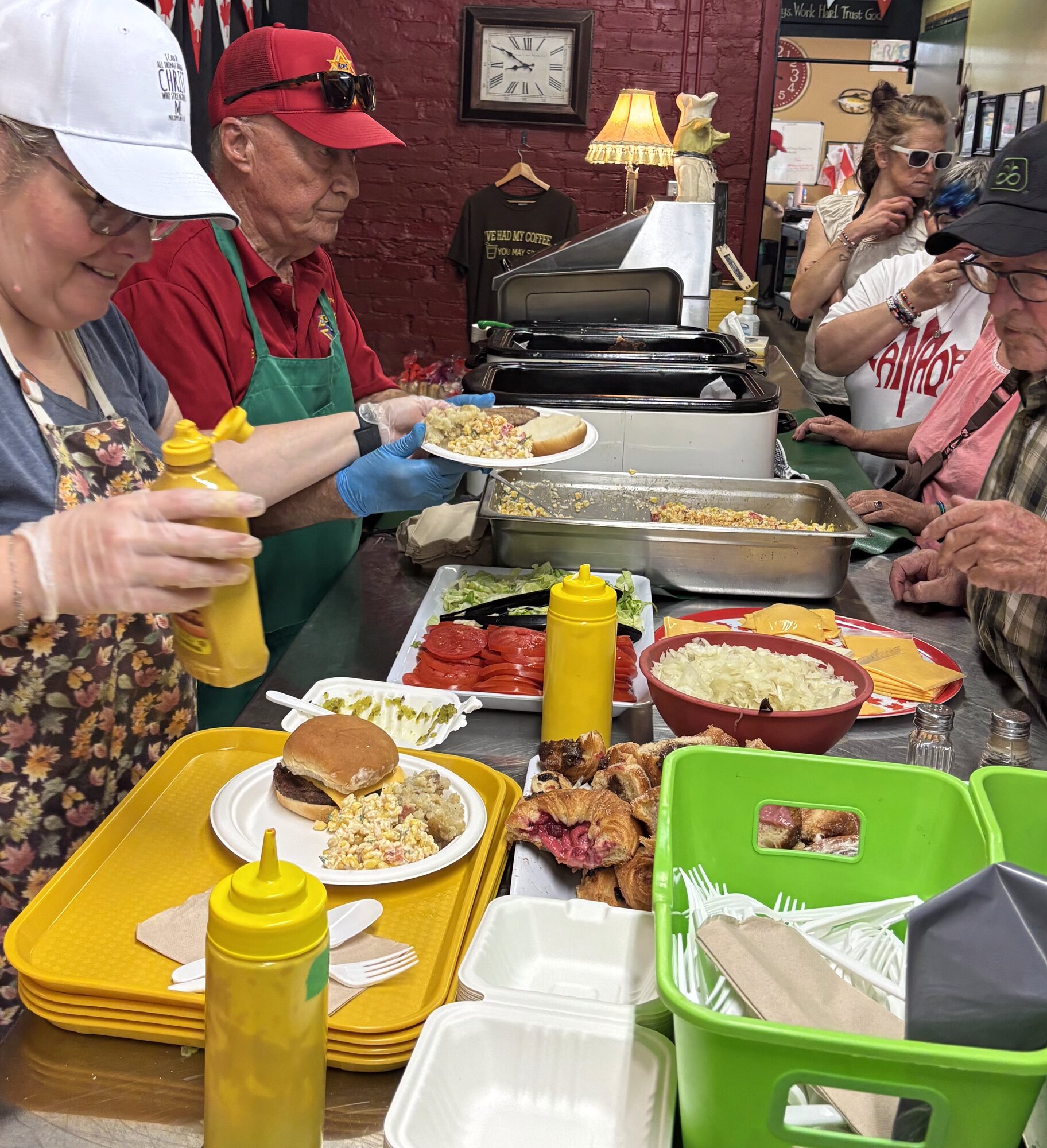 Grace Cafe serving food